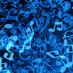 Exclusive Fancy Blue Music     Lining