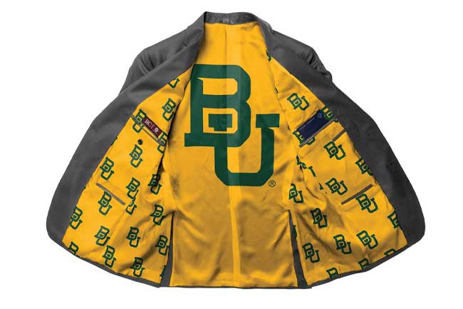 Collegiate Suit & Jacket Linings, Baylor University             