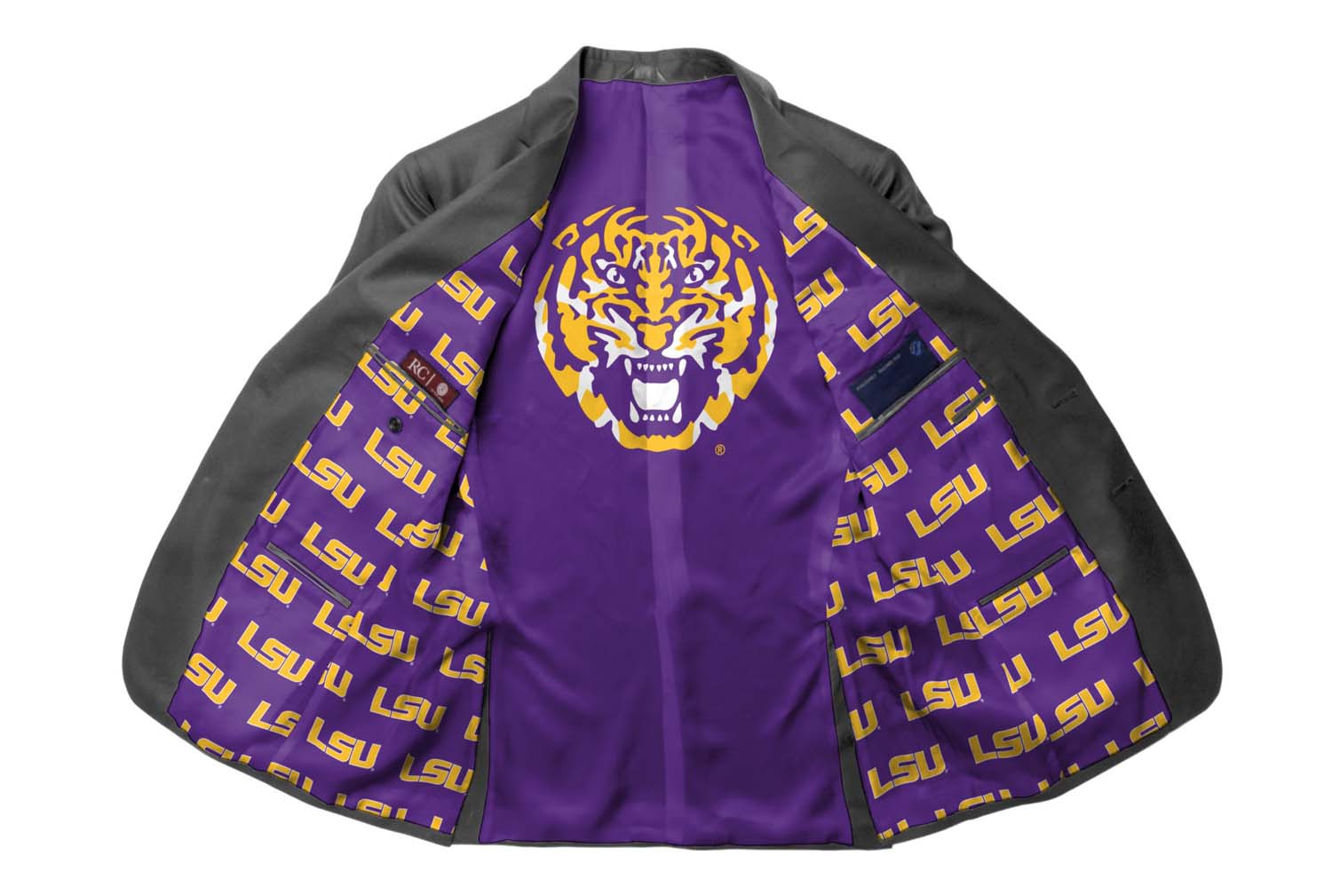 Collegiate Suit & Jacket Linings, LSU                           