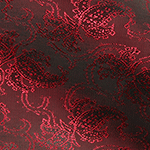 Lux Burgundy Paisley           Lining