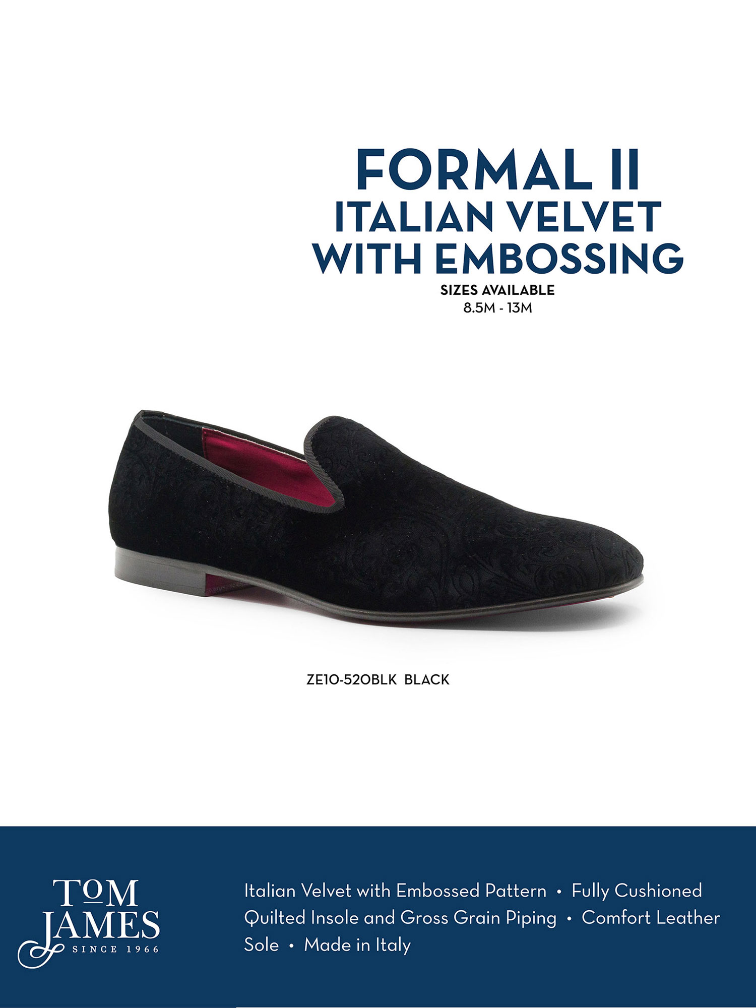 FORMAL II VELVET TUX SHOE - Zelli
