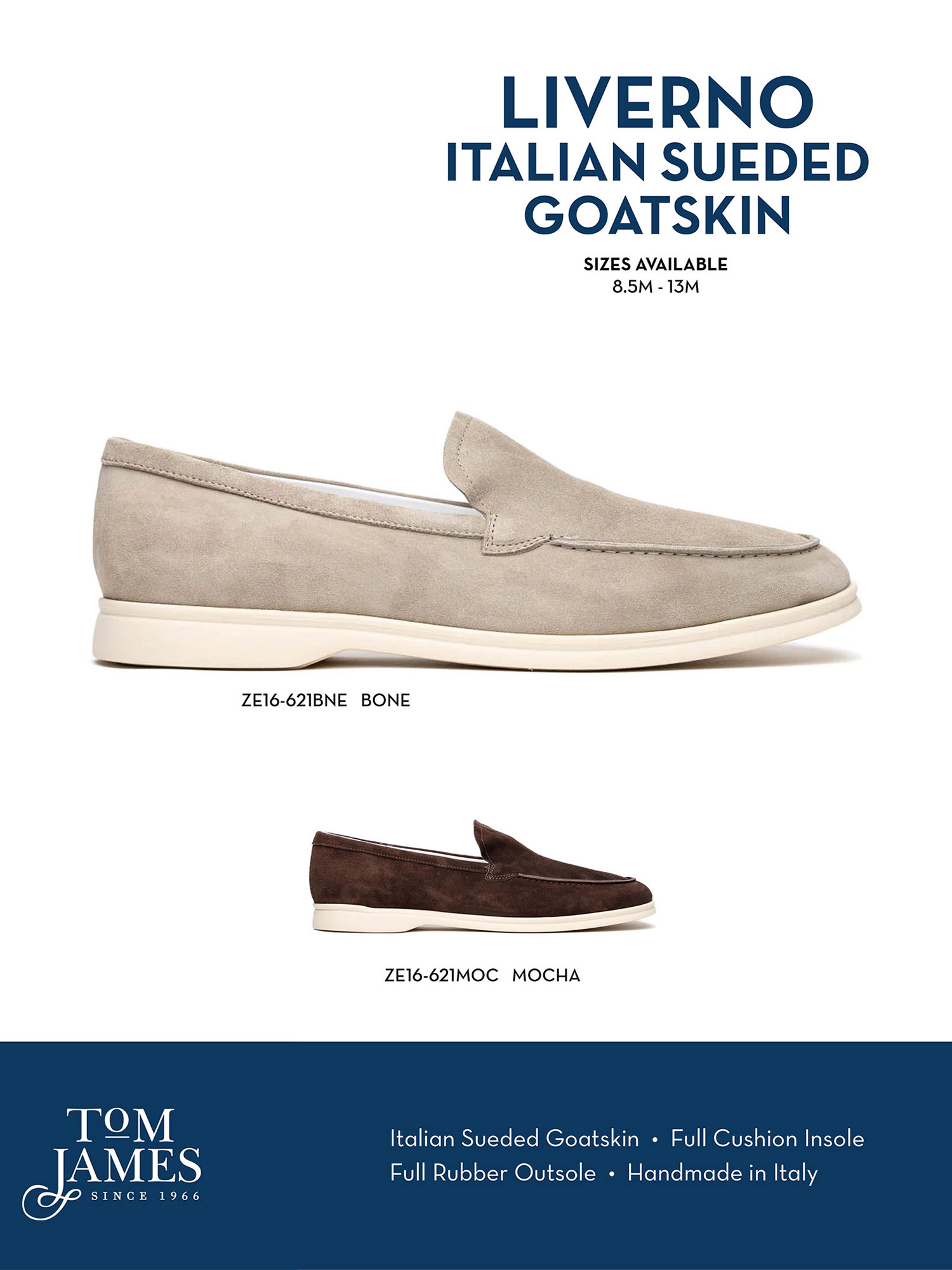 LIVORNO SUEDED ITALIAN GOATSKIN LOAFER - Zelli