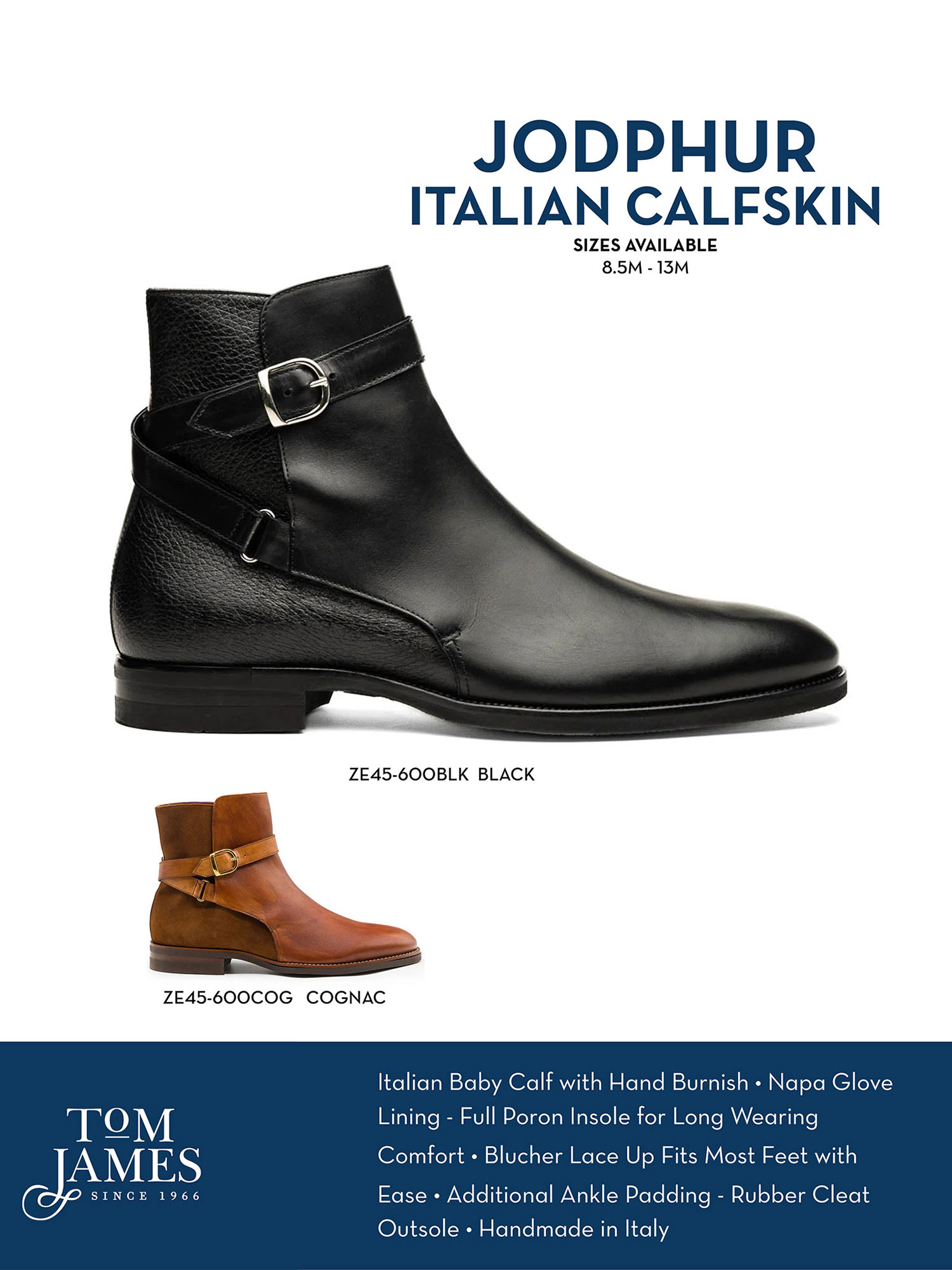 JODPHUR ITALIAN CALFSKIN BOOT - Zelli