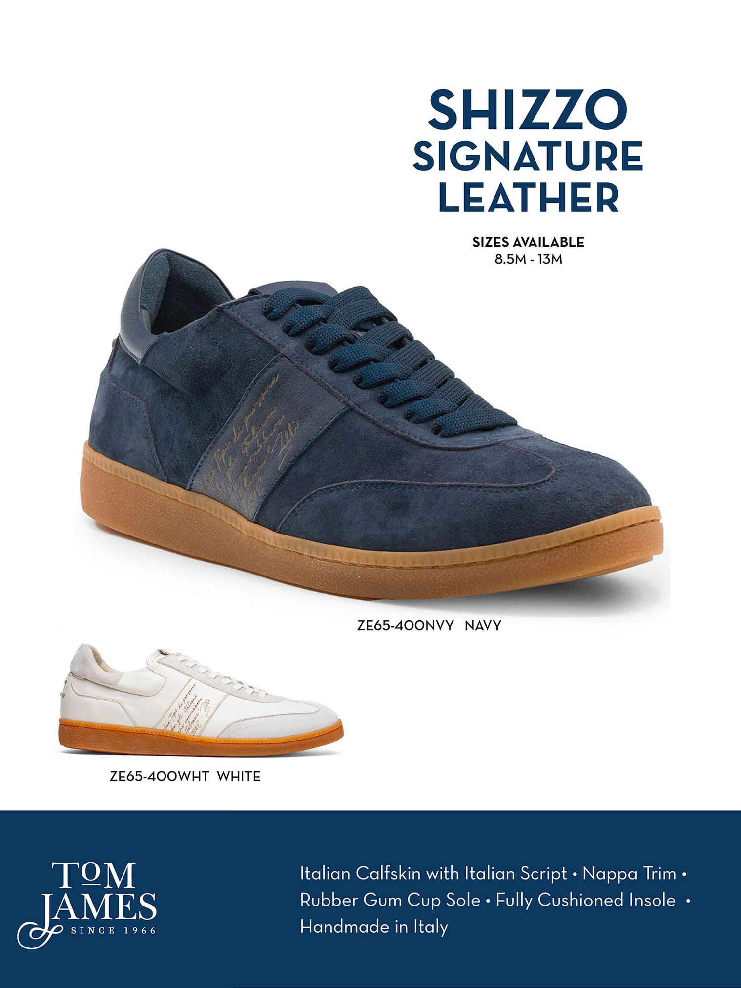 Shizzo Signature Leather Sneakers - Zelli