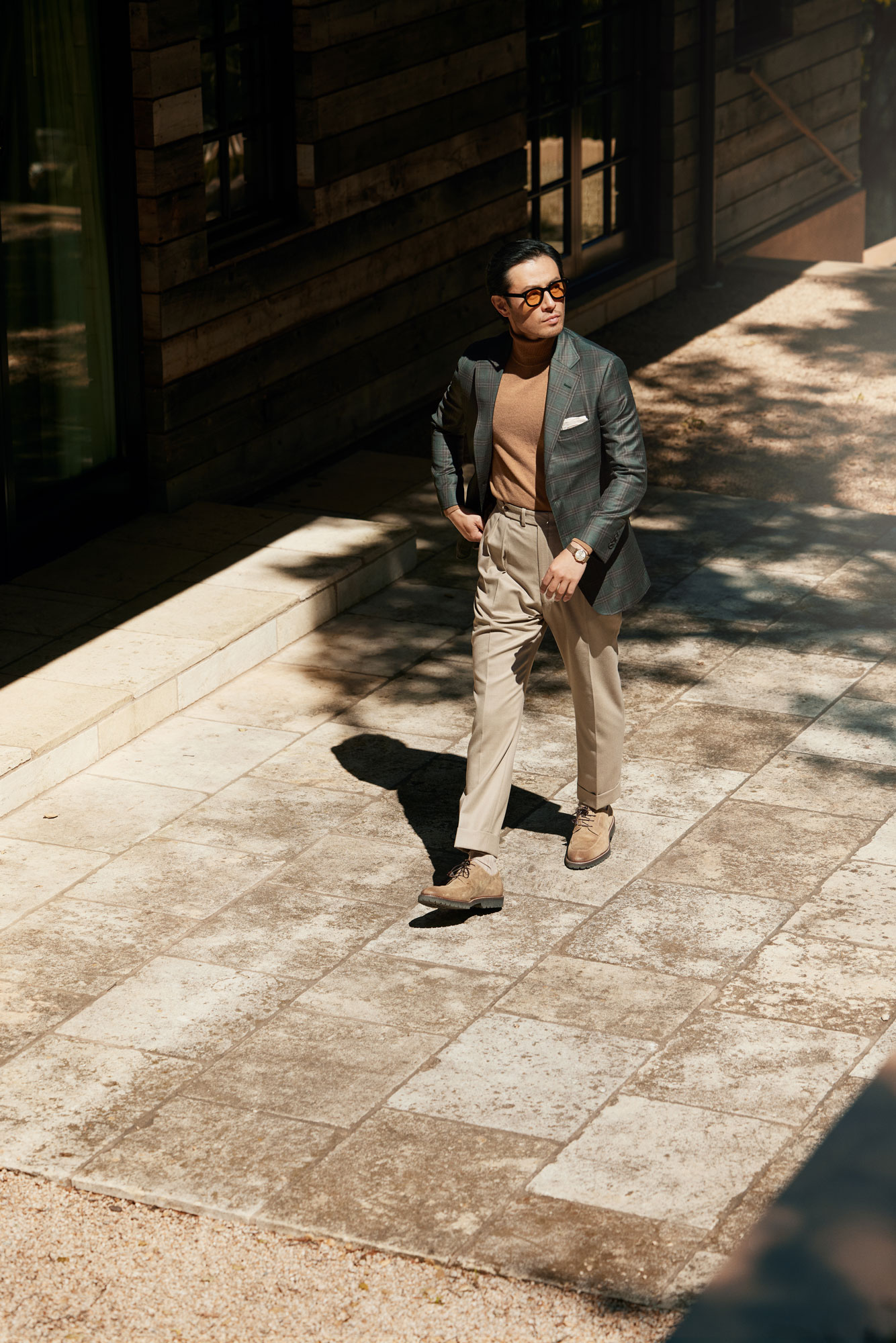 Forest Green Plaid Sportcoat