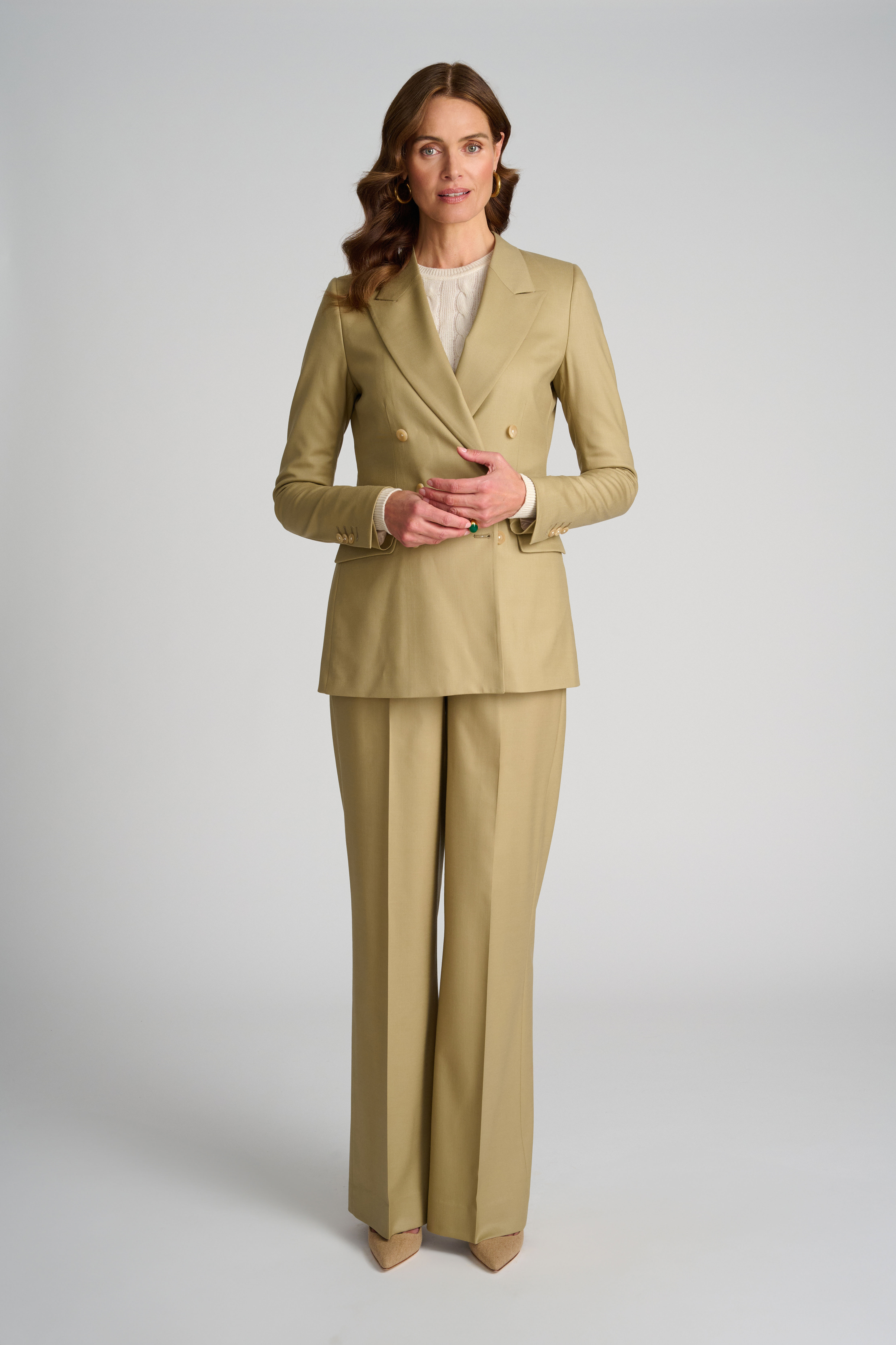 Tan Solid Suit