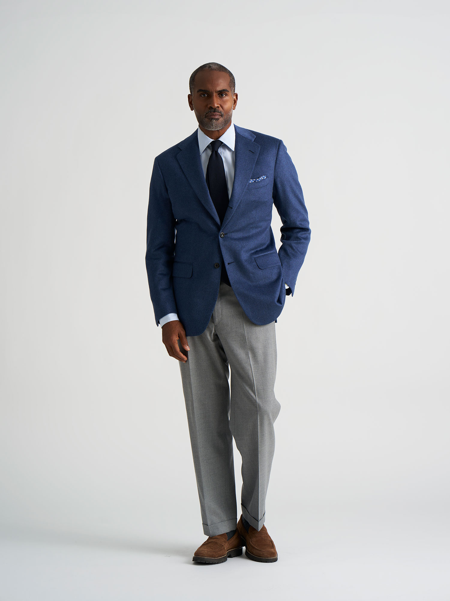 Blue Cashmere Blazer