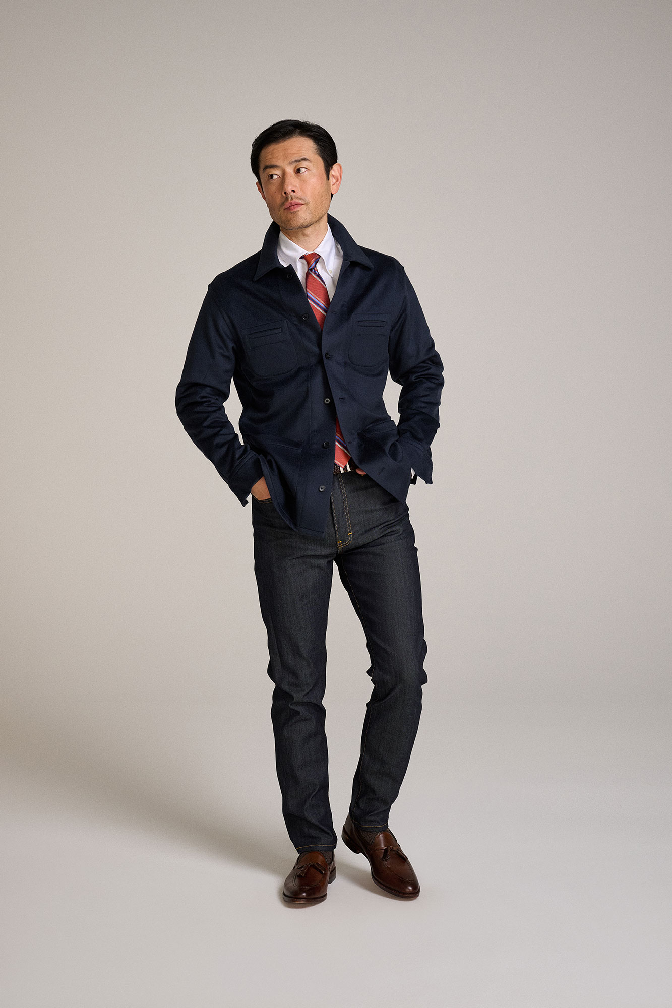 Navy Rhamnusia Overshirt