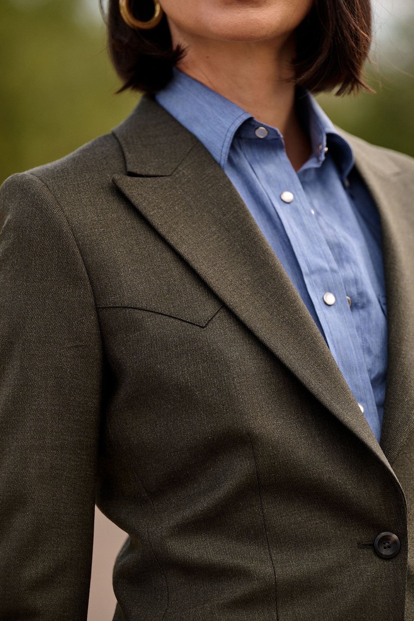 Forest Green Western Jacket
