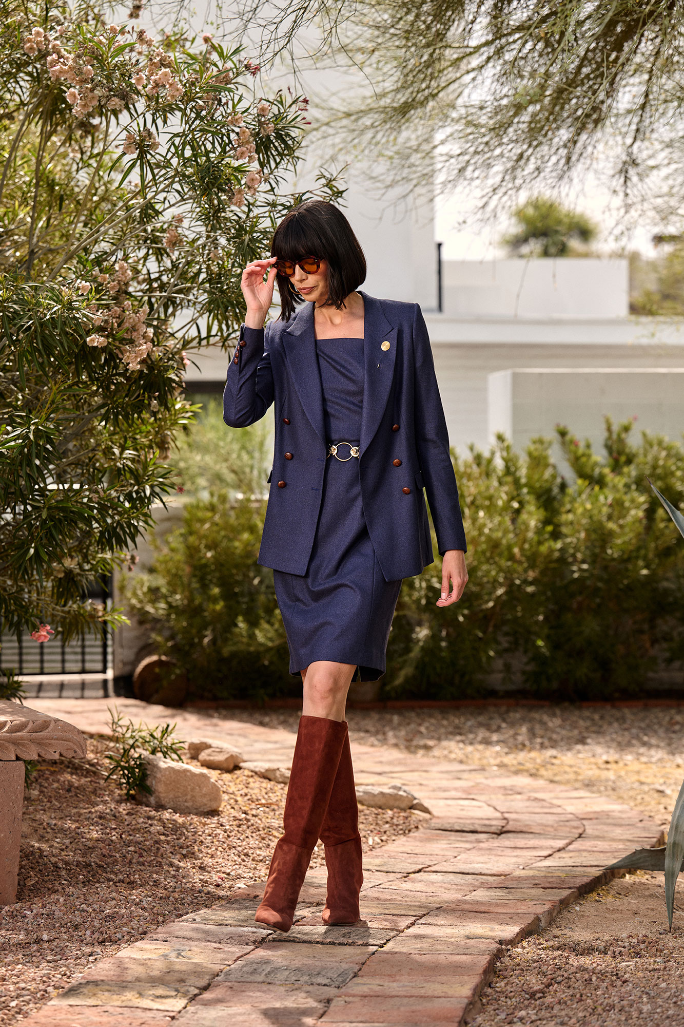 Royal Blue Donegal Jacket & Dress