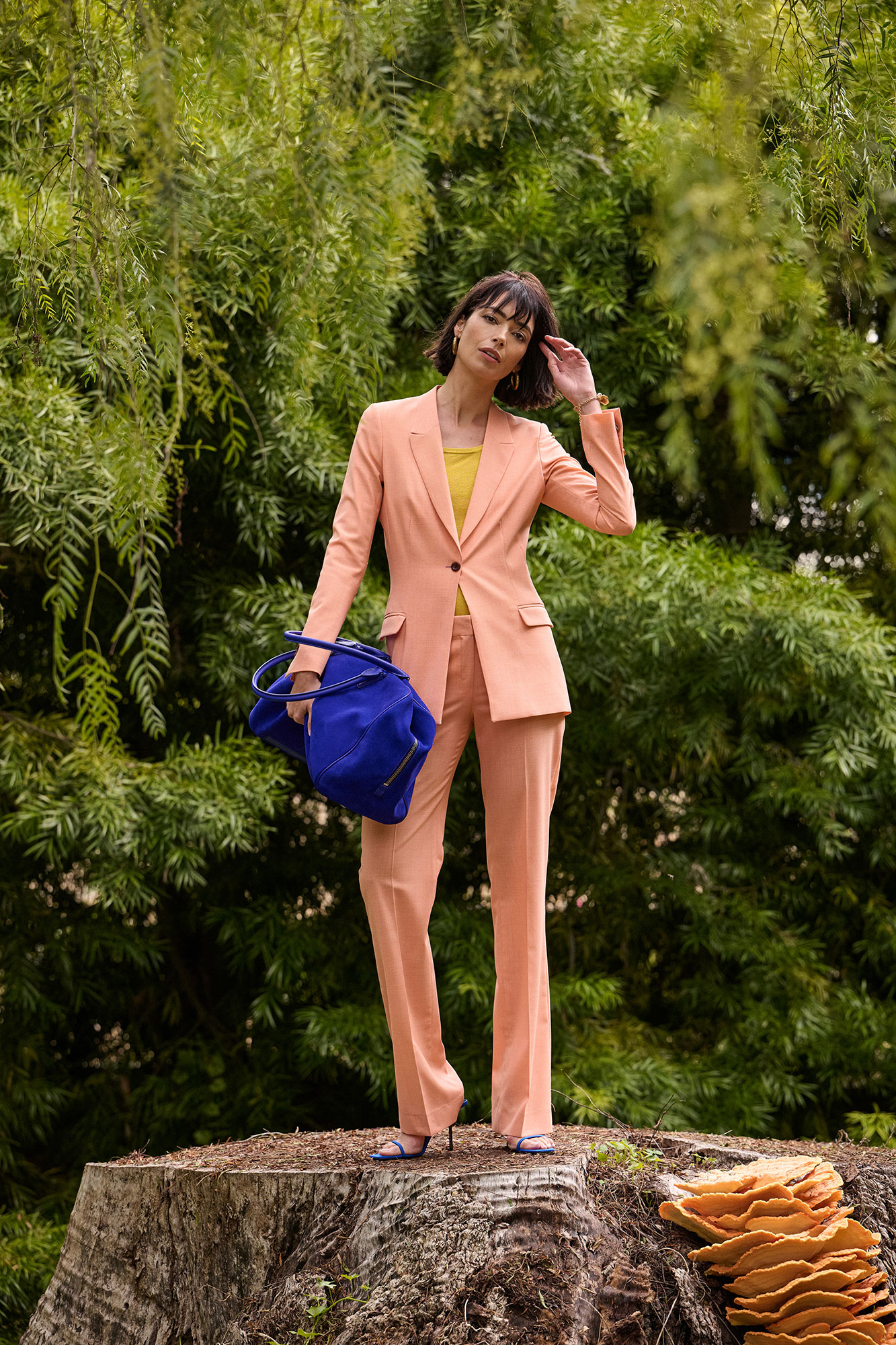Peach Wool Suit