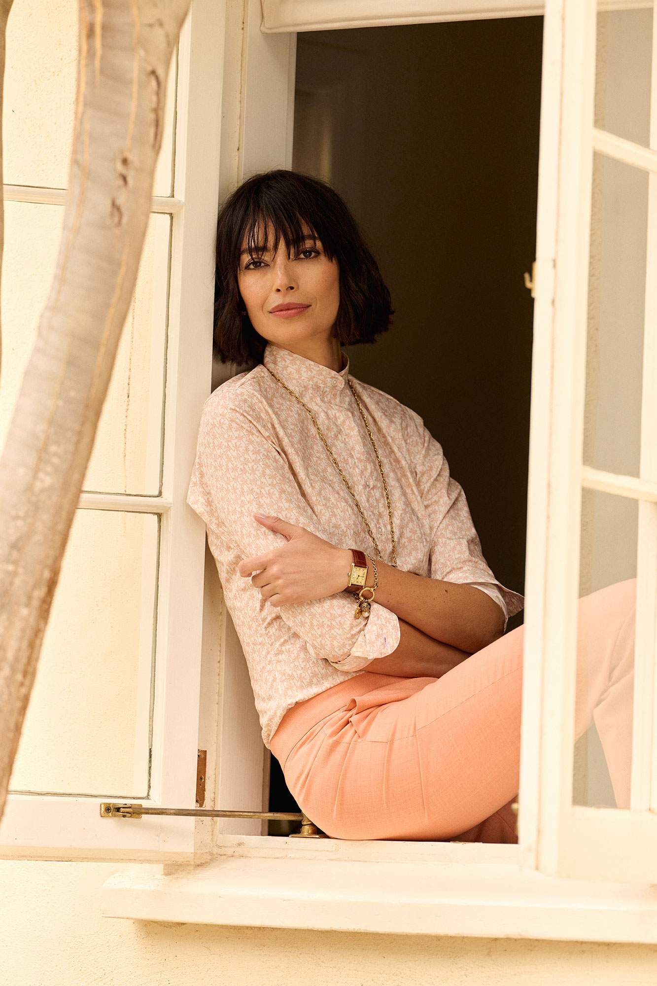 Palm Tree Dress Shirt