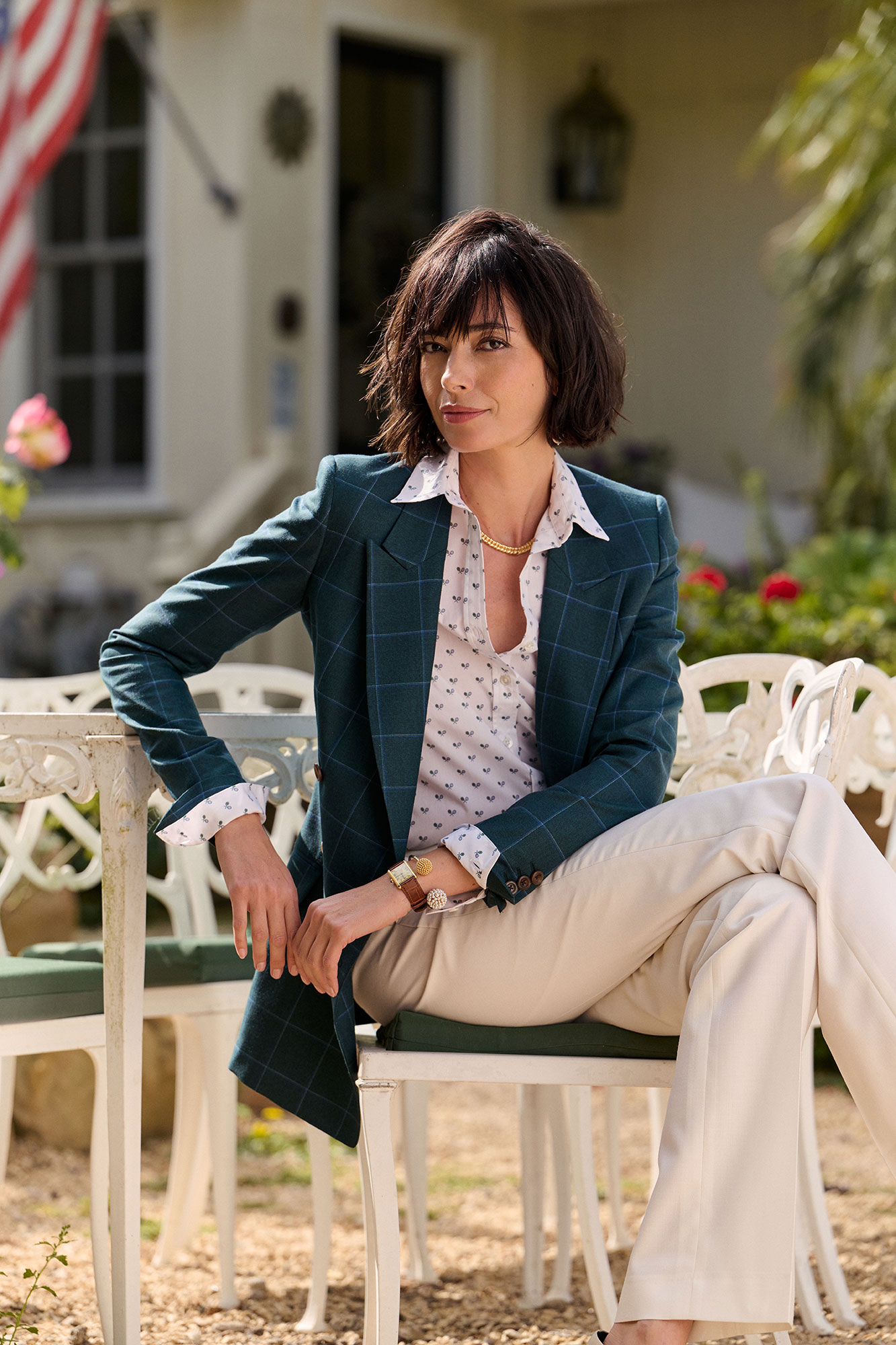 Emerald Windowpane Charlie Jacket