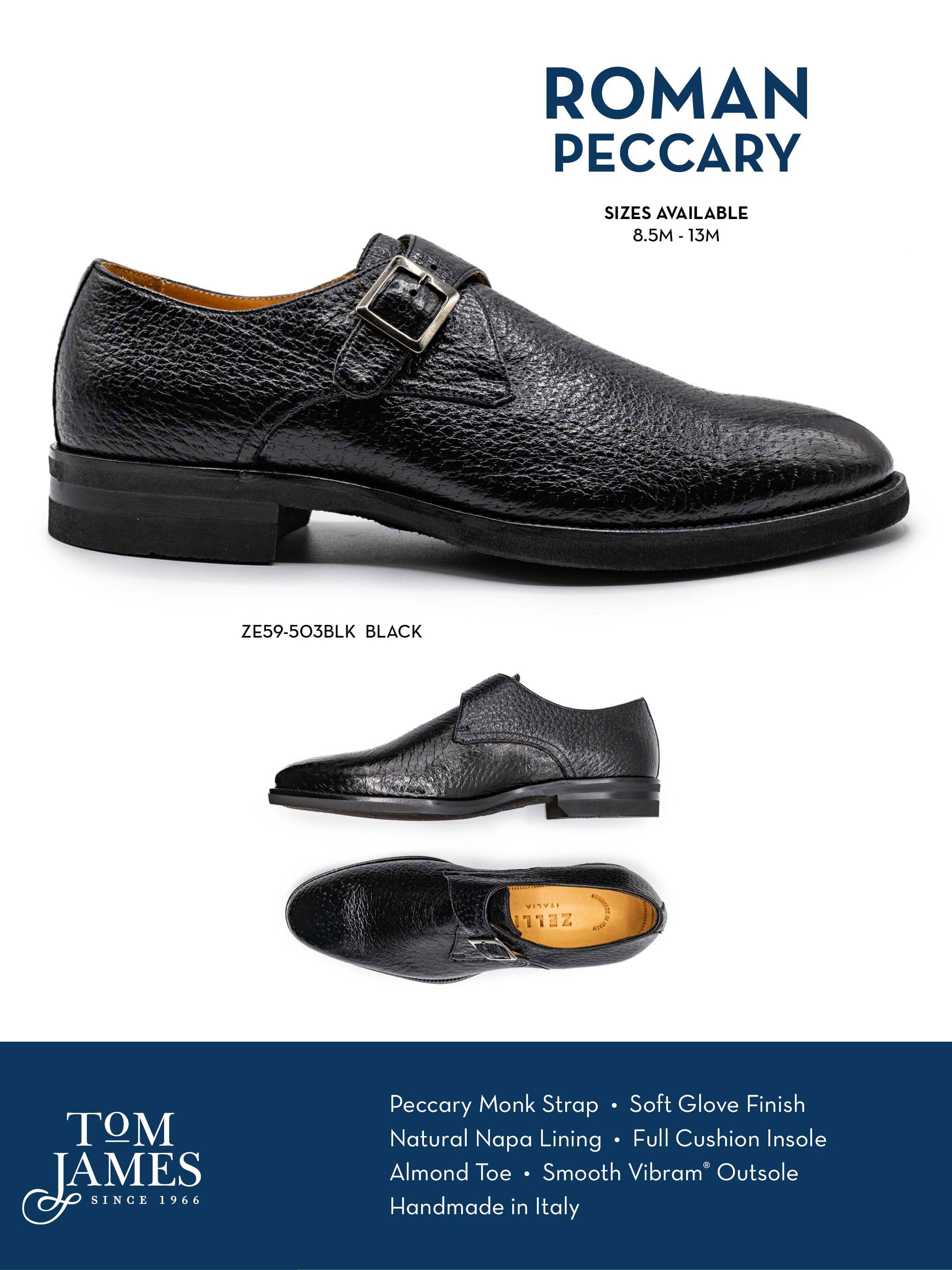 Roman Peccary Monk Strap