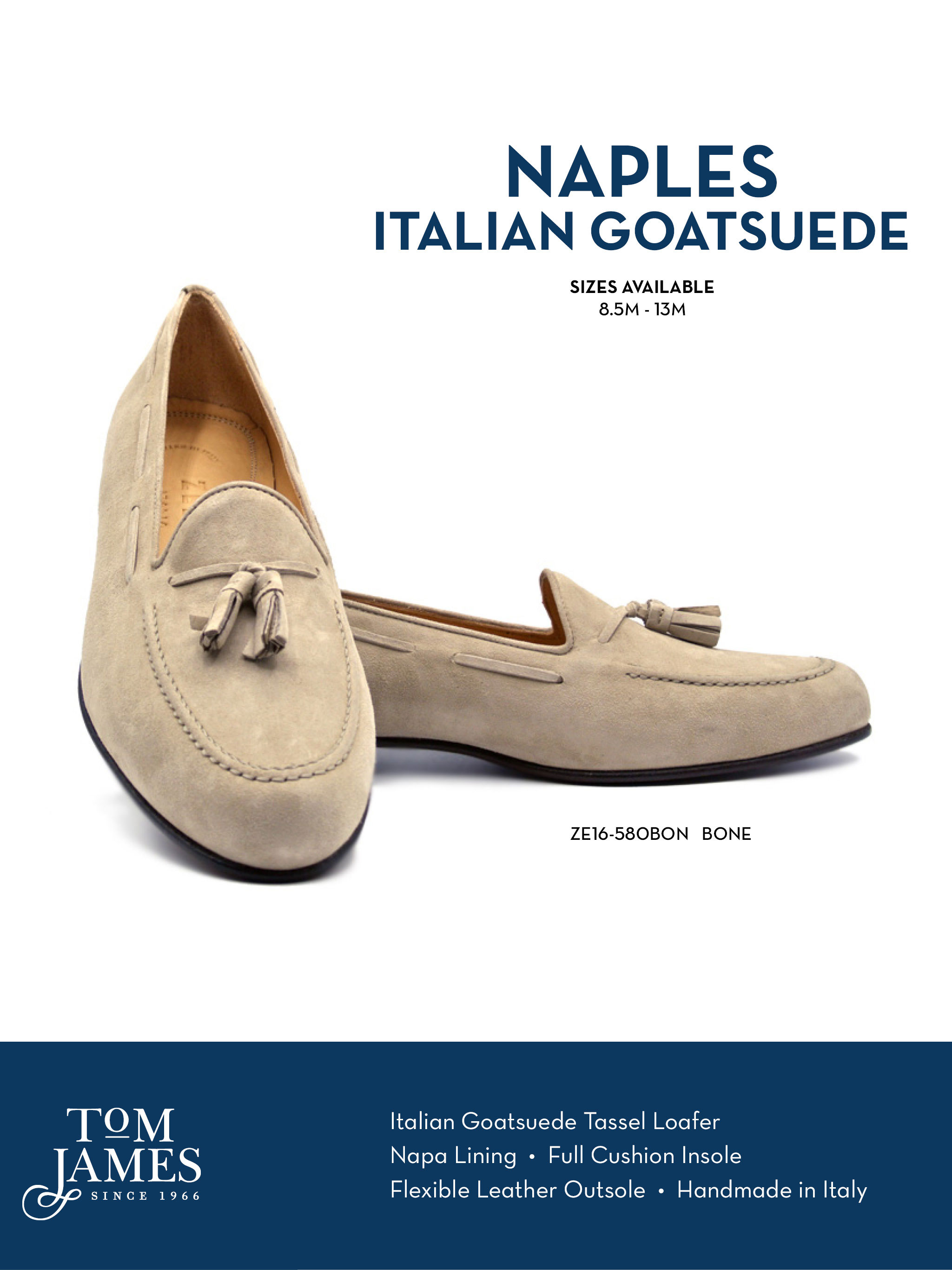 Naples Italian Kid Suede Tassel Loafer