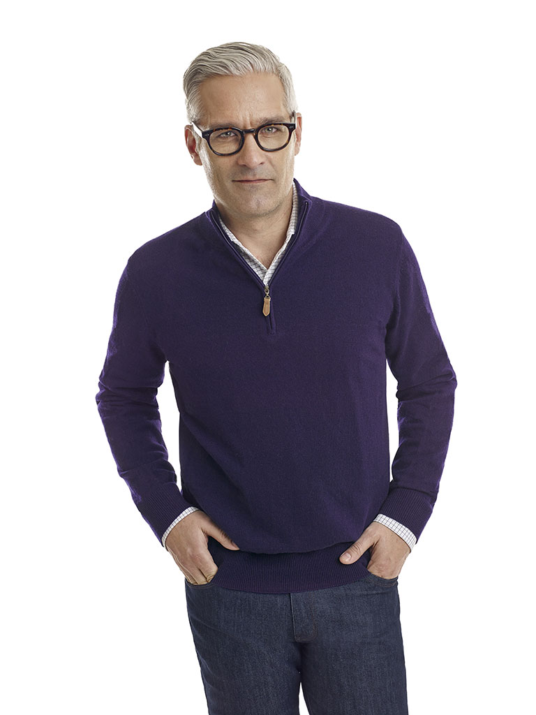 1/4 Zip Mock Long Sleeve