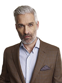 CUSTOM SHIRTS                                                                                                                                                                                                                                             , Executive Collection Tan Stripe Men's Custom Dress Shirt