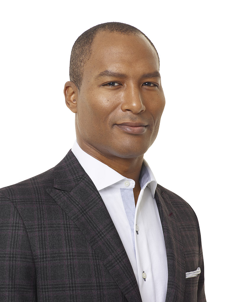 Solid White Dress Shirt with Contrasting Placket and Colored Buttonholes