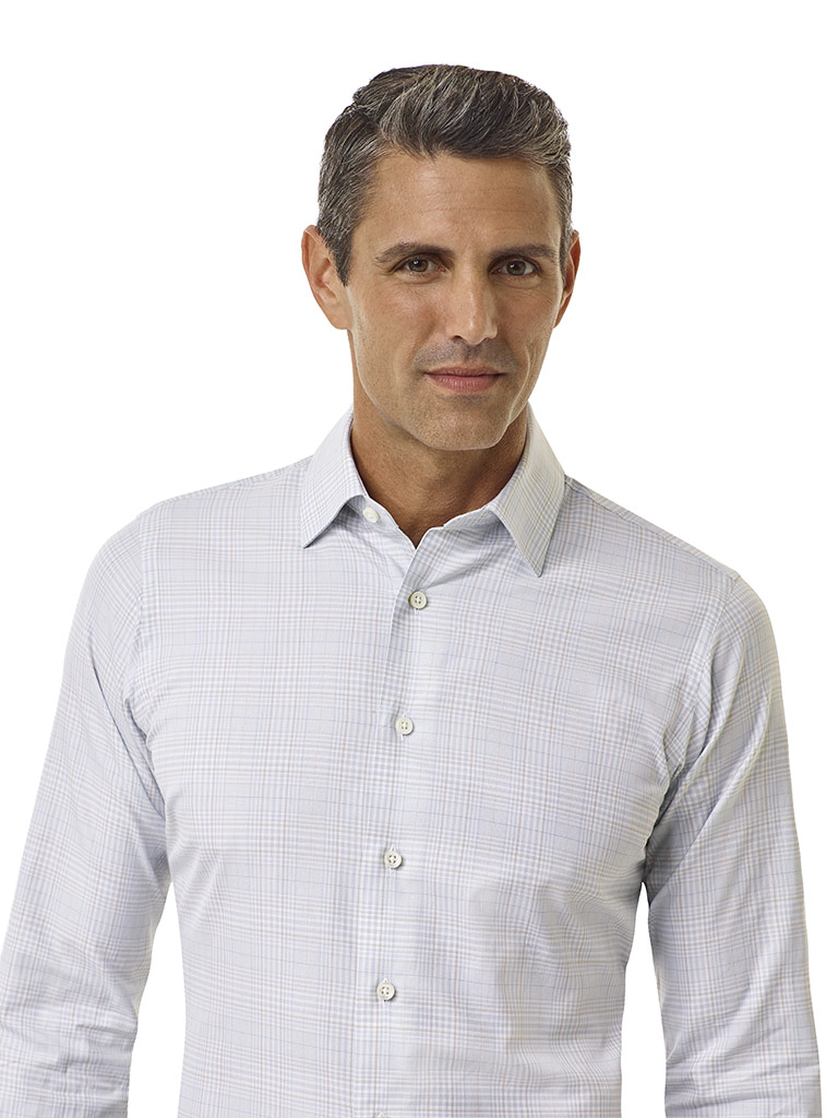 Tom James Custom Windowpane Shirt