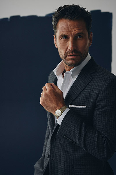 Charcoal Houndstooth Sport Coat