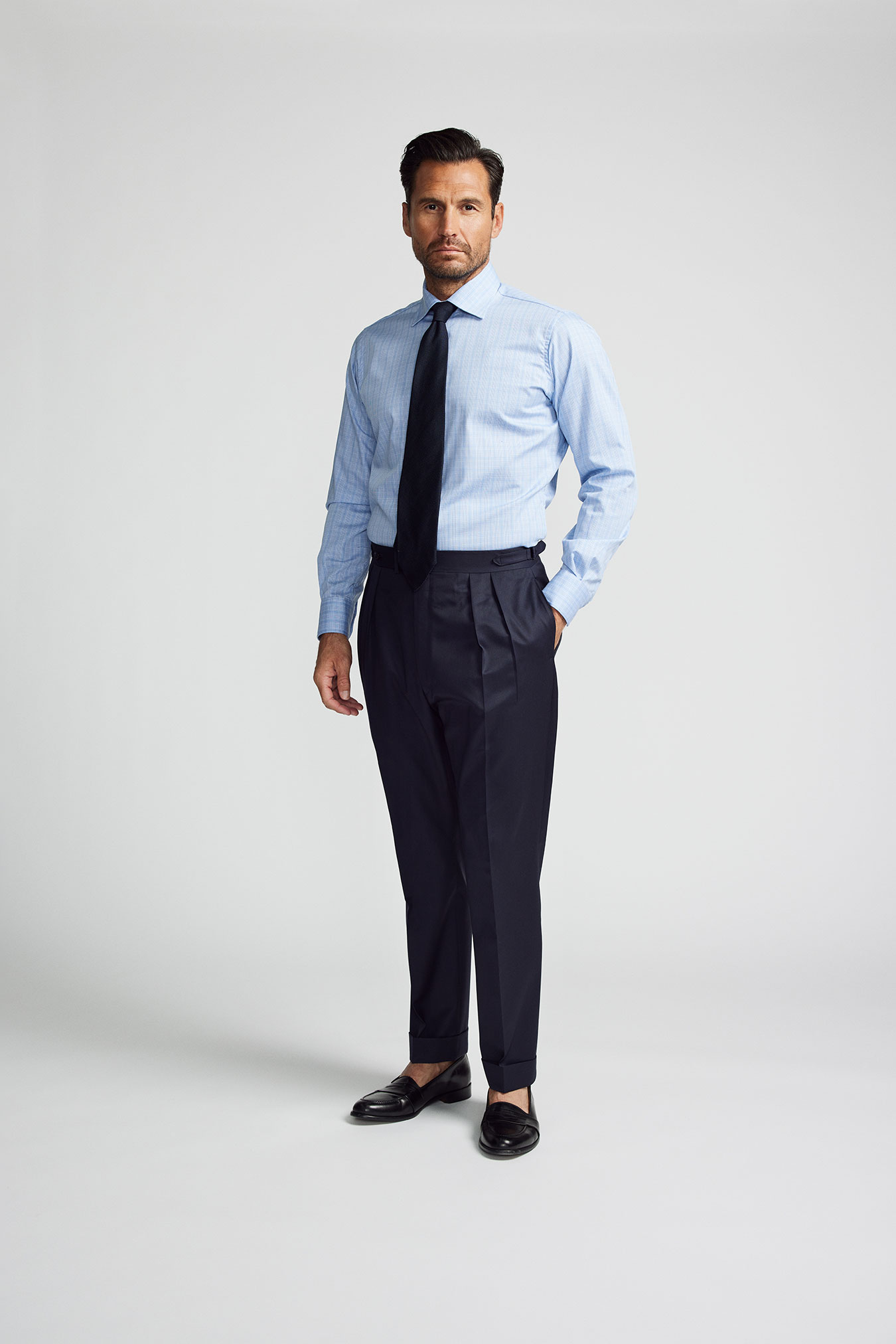 Blue Glen Plaid Shirt