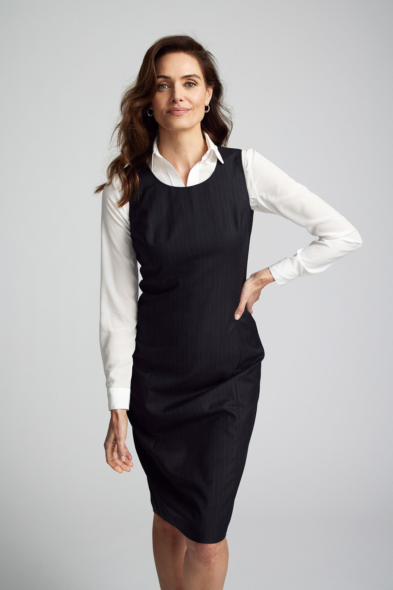White Colleen Silk Blouse