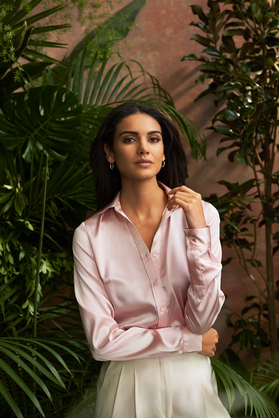 Women's Wool/Silk/Linen Trousers