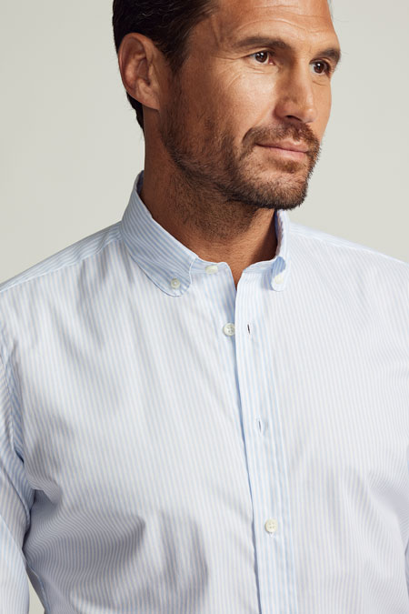 Blue Bengal Stripe Shirt