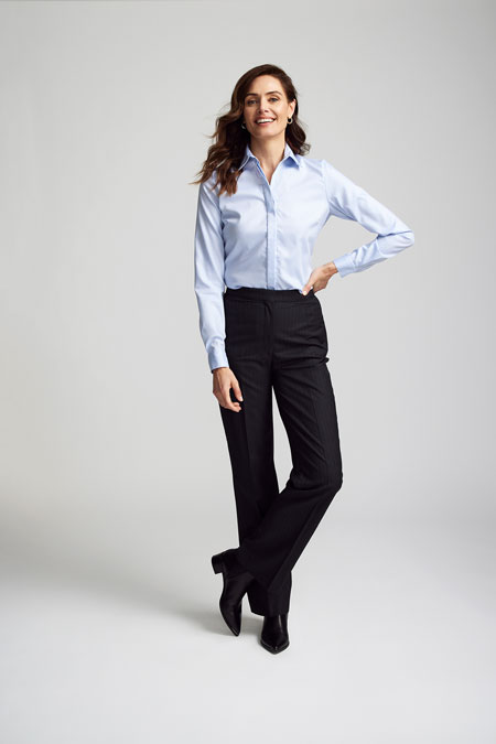 Women's Classics                                                                                                                                                                                                                                          , Charcoal Pinstripe Pant