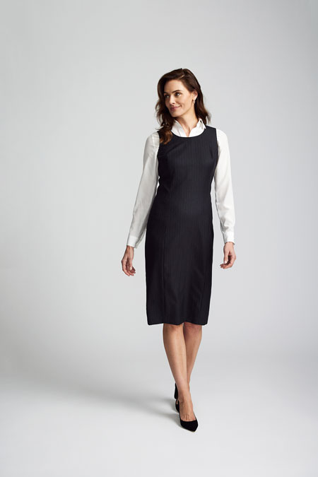 Women's Classics                                                                                                                                                                                                                                          , Pinstriped Sheath Dress