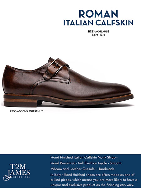 Zelli Sportswear Catalog Spring 2026                                                                                                                                                                                                                      , ROMAN ITALIAN CALFSKIN MONKSTRAP - Zelli