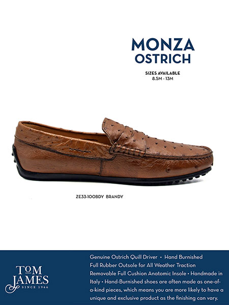 Zelli Sportswear Catalog Spring 2026                                                                                                                                                                                                                      , MONZA OSTRICH QUILL DRIVER - Zelli