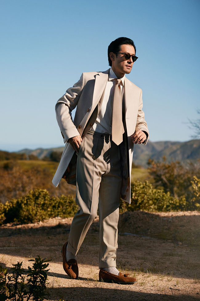 Light Tan Cashmere Topcoat