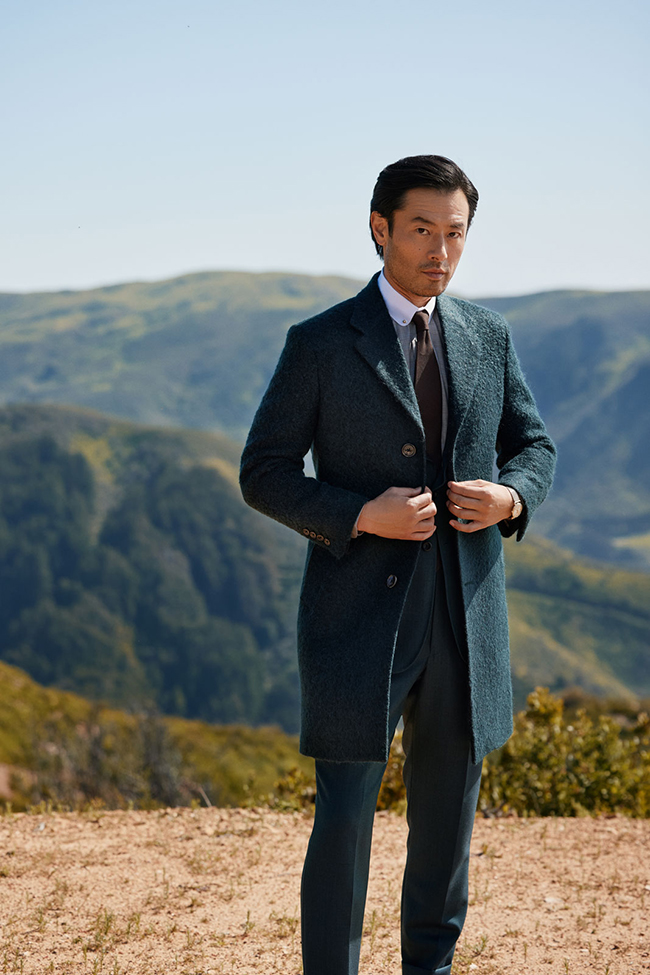 Mens Coats Blog                                                                                                                                                                                                                                           , Forest Boucle Topcoat