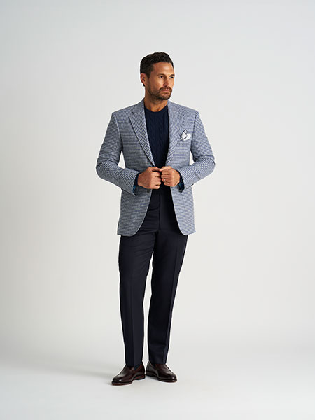 Men's Classics                                                                                                                                                                                                                                            , H&S Sherry Kash Houndstooth Sportcoat
