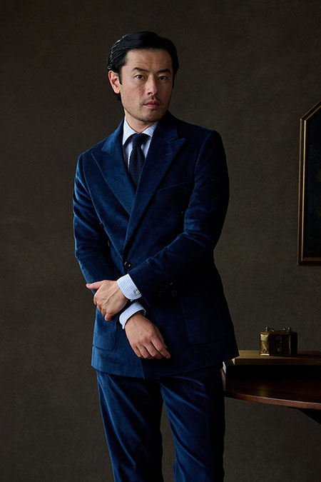 Navy Corduroy Suit