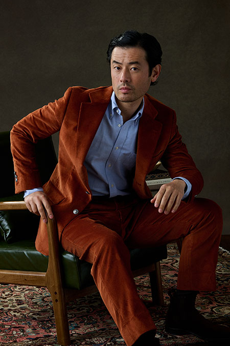 Terracotta Corduroy Suit