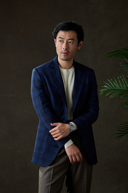 Plaid Blue & Brown Sportcoat