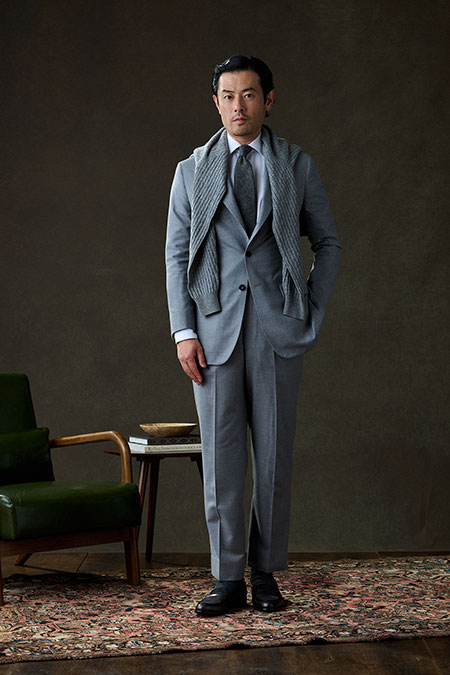 Light Gray Flannel Suit