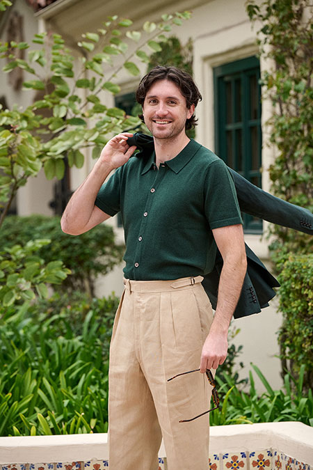 Crushed Linen Trousers