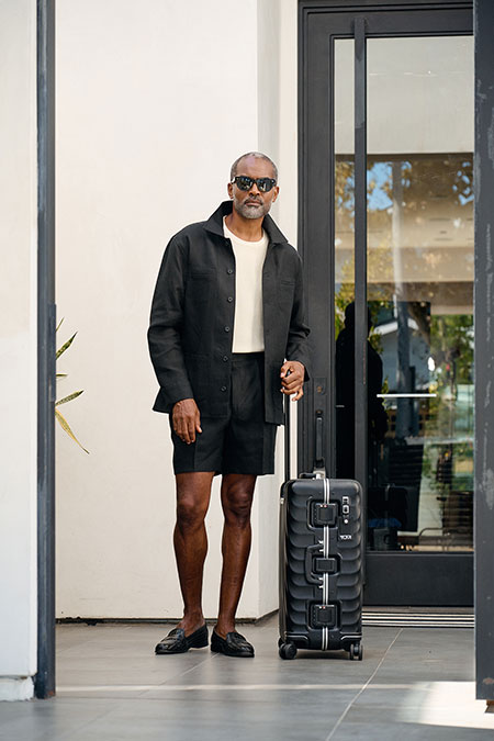 Black Linen Overshirt