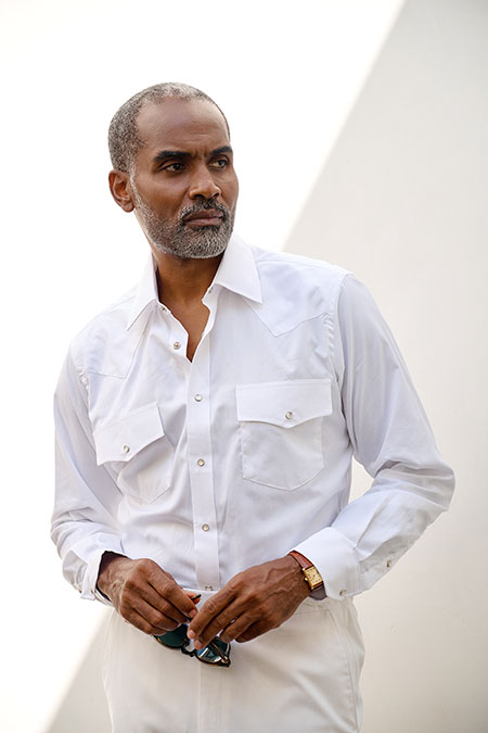 White Western Snap Shirt
