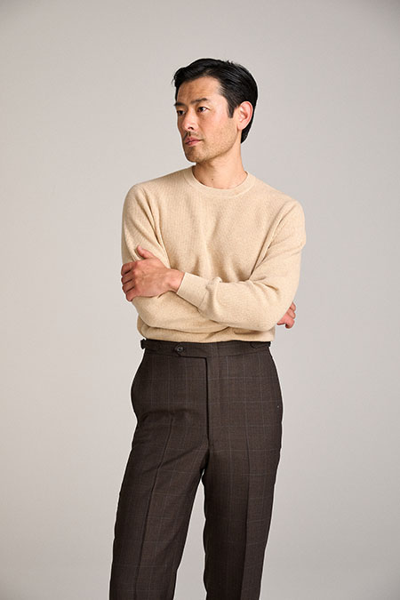 Men's Custom Capsule                                                                                                                                                                                                                                      , Custom Camel Knit Sweater