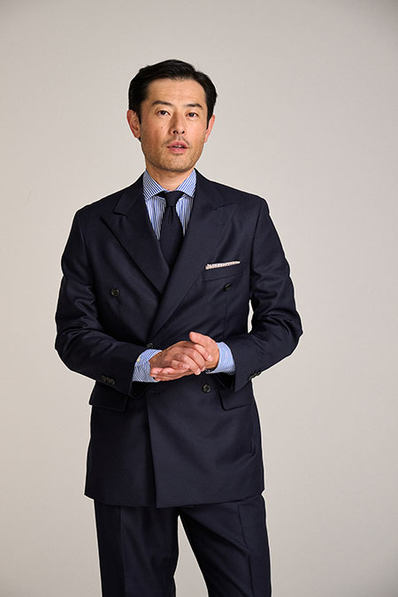 Men's Custom Capsule                                                                                                                                                                                                                                      , Double Breasted Navy Suit