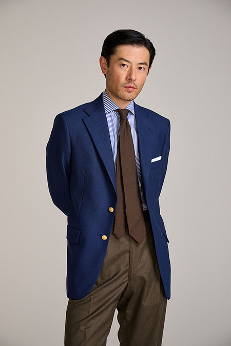 Men's Custom Capsule                                                                                                                                                                                                                                      , 100% Wool Royal Navy Blazer