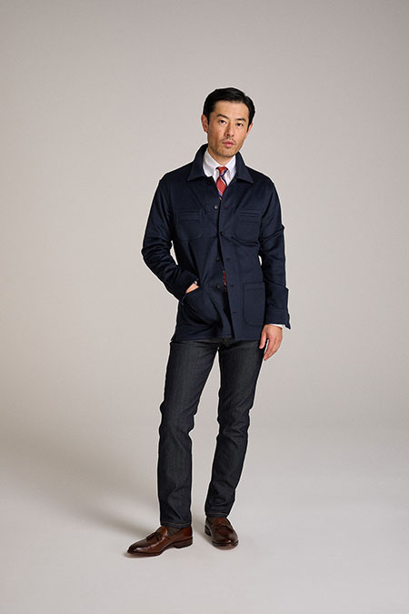 Navy Rhamnusia Overshirt