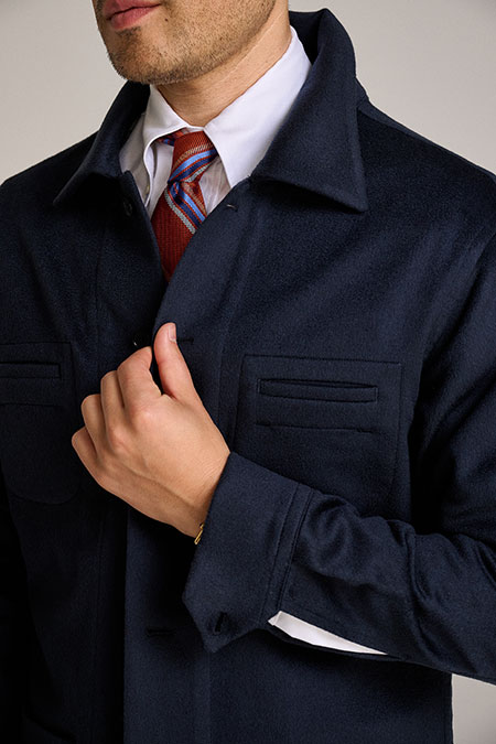 Navy Rhamnusia Overshirt