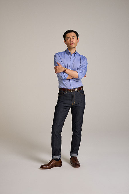 Men's Custom Capsule                                                                                                                                                                                                                                      , Cotton Chambray Dress Shirt