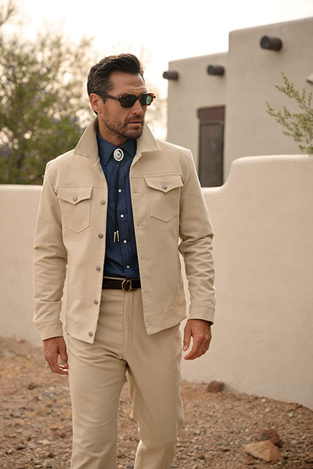 Men's FW26 Lookbook                                                                                                                                                                                                                                       , Tan Moleskin Pants