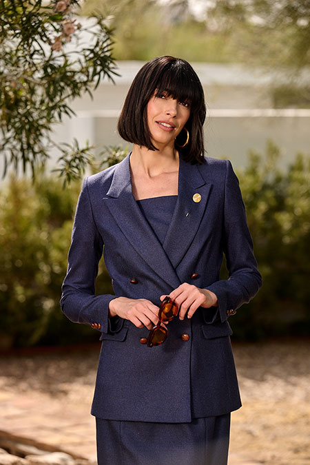 Royal Blue Donegal Jacket & Dress